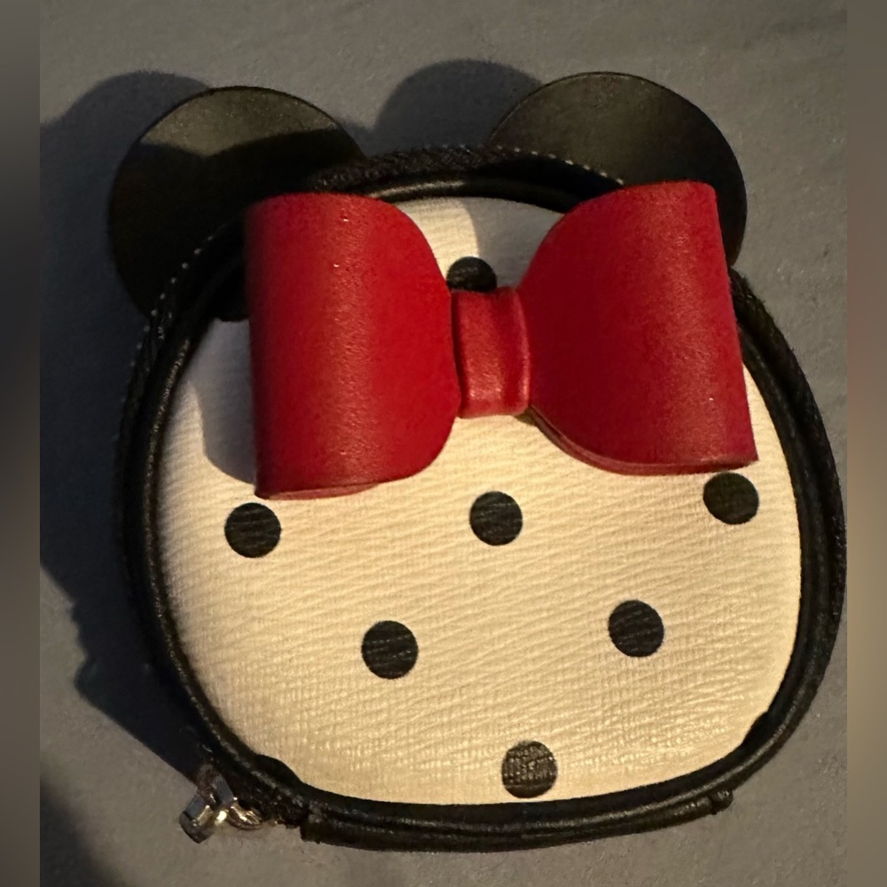 Kate spade key chain coin purse Minnie ears